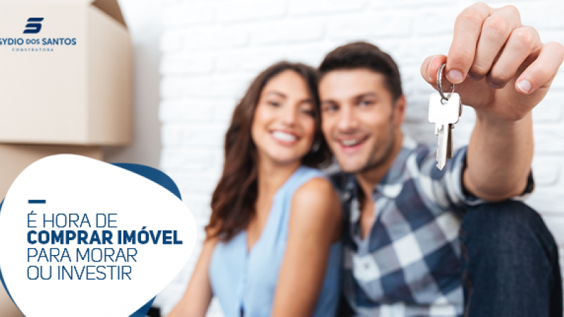 É hora de comprar imóvel para morar e investir! Agora é a hora para você, que esperava um ótimo momento para investir em imóveis.