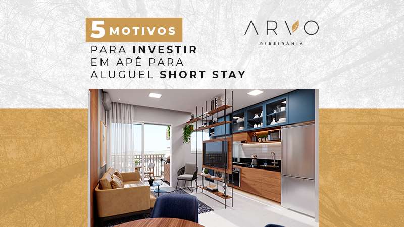 5 motivos para investir em apê para Locação Short Stay Se você está pensando em investir em um apartamento para alugar, atenção: você pode lucrar muito mais com um imóvel preparado para locação de curta duração, sabia?